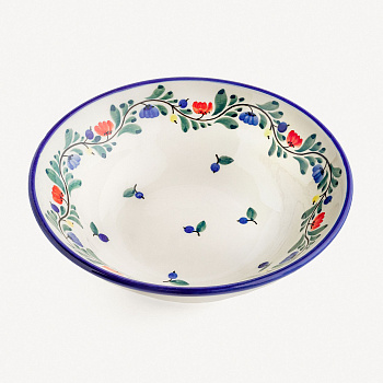 Тарелка глубокая без полей &amp;quot;Черника&amp;quot; #