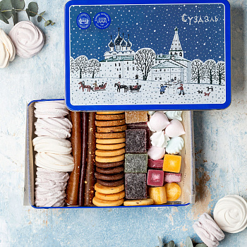 Ассорти сладостей Зима. Суздаль #
