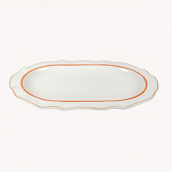 Блюдо овальное &amp;quot;Нерль. Ягодная&amp;quot; Морошка #