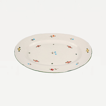 Блюдо овальное &amp;quot;Ситец&amp;quot; #