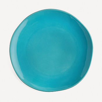 Тарелка плоская Form &amp;quot;Лазурь черная&amp;quot; #