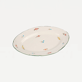 Блюдо овальное "Ситец"
