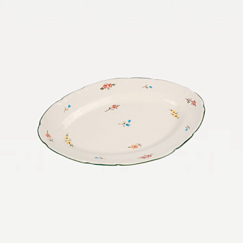 Блюдо овальное &amp;quot;Ситец&amp;quot; #