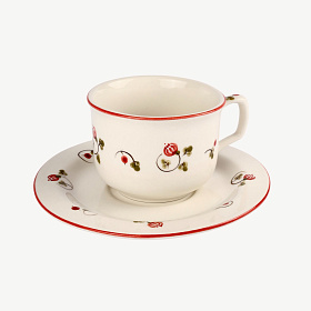 Чайная пара классическая "Шиповник"