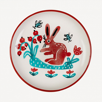 Тарелка без полей. На лужайке, Зайцы #