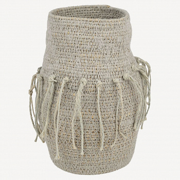 Ваза плетёная декоративная (джут) #