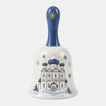 Колокольчик Храм белый #