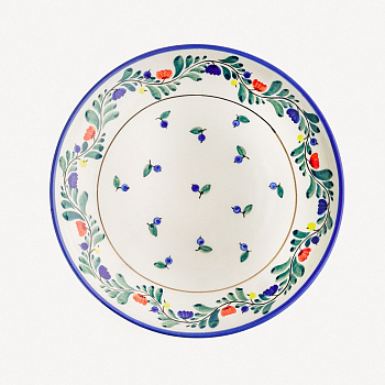 Тарелка без полей &amp;quot;Черника&amp;quot; #