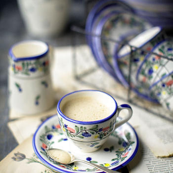 Чайная пара изящная &amp;quot;Черника&amp;quot; #