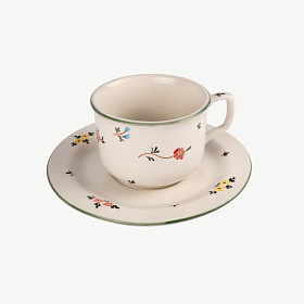 Чайная пара классическая "Ситец"