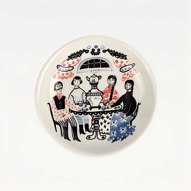 Тарелка "Чайку попьем"