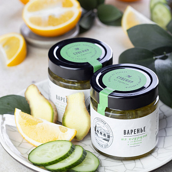 Варенье из огурцов с лимоном и имбирем #