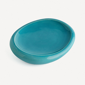 Тарелка Мидори &amp;quot;Лазурь белая&amp;quot; #