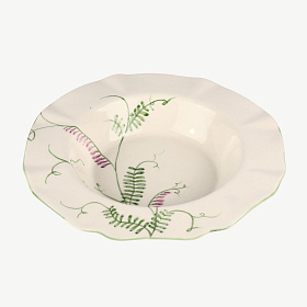 Тарелка глубокая "Нерль" Горошек