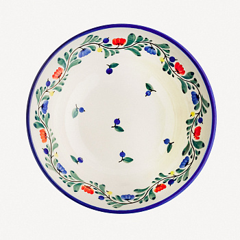Тарелка без полей &amp;quot;Черника&amp;quot; #