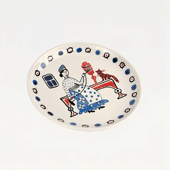 Тарелка &amp;quot;Прялка&amp;quot; #