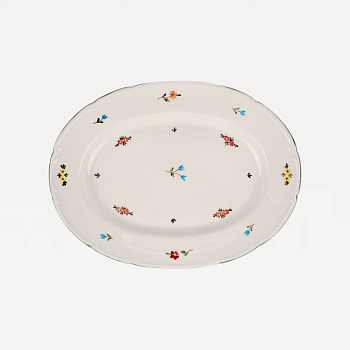 Блюдо овальное &amp;quot;Ситец&amp;quot; #