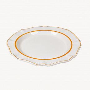 Тарелка "Нерль. Ягодная" Морошка (тонкая отводка)