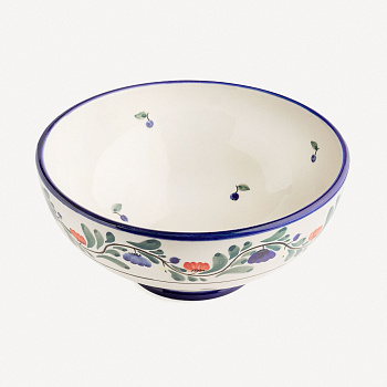 Салатник на ножке &amp;quot;Черника&amp;quot; #