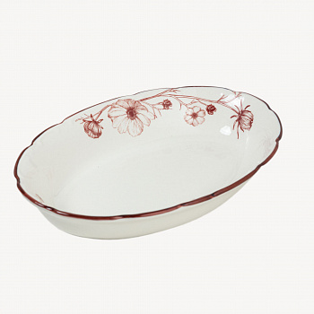 Салатник овальный &amp;quot;Космея&amp;quot; утро 08.00 #