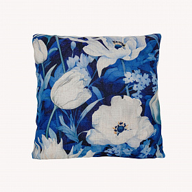 Чехол для подушки &quot;Белые цветы&quot;
