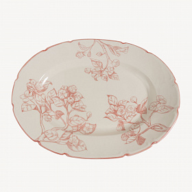 Блюдо овальное &quot;Яблони в розовом&quot;