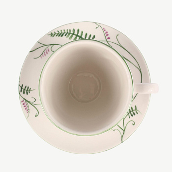 Чайная пара Изящная &amp;quot;Нерль&amp;quot; Горошек #