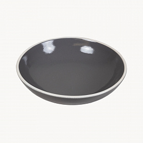 Тарелка глубокая  Шала " Мокрый асфальт"