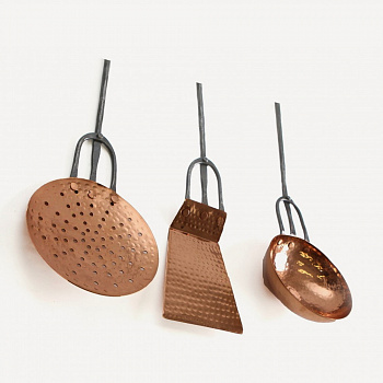 Набор для барбекю медный #