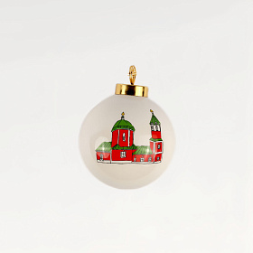 Ёлочная игрушка Шар.Храмы