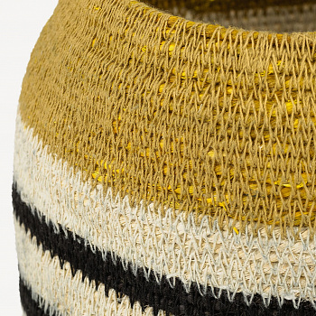 Корзина плетёная декоративная (джут) #