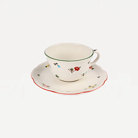 Чайная пара "Ситец"