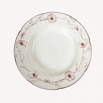 Тарелка суповая &amp;quot;Космея&amp;quot; утро 08.00 #