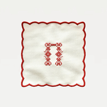 Салфетка под стакан &amp;quot;Костер&amp;quot; (коллекция Алфавит) #