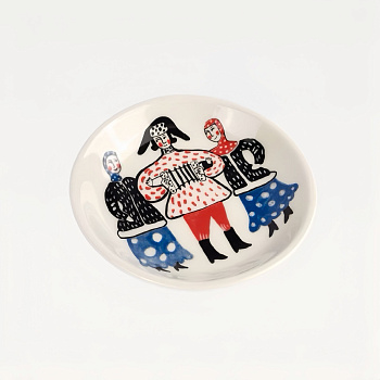 Тарелка &amp;quot;Двум любо&amp;quot; #