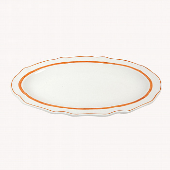 Блюдо овальное &amp;quot;Нерль. Ягодная&amp;quot; Морошка #