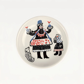 Тарелка "Баранок вязанку"