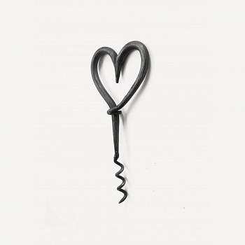 Кованый штопор &amp;quot;Сердце&amp;quot; #