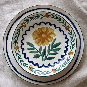 Тарелка глубокая &amp;quot;Луга&amp;quot; #