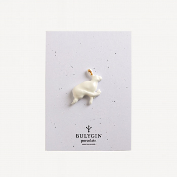 Брошь Заяц #