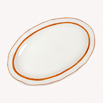 Блюдо овальное &amp;quot;Нерль. Ягодная&amp;quot; Морошка #