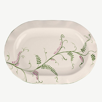 Блюдо овальное &amp;quot;Нерль&amp;quot; Горошек #