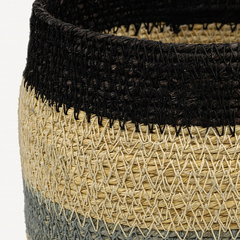 Корзина плетёная декоративная (джут) #