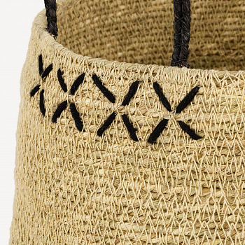 Сумка плетёная декоративная (джут) #