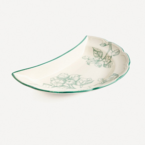 Тарелка полумесяц "Яблони"