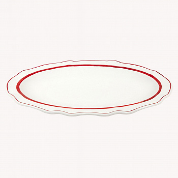 Блюдо овальное &amp;quot;Нерль. Ягодная&amp;quot; Брусника #