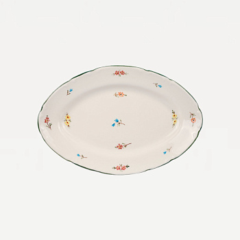 Блюдо овальное &amp;quot;Ситец&amp;quot; #