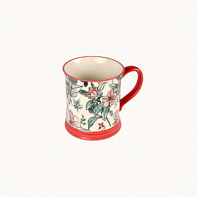 Кружка "Флора красная"
