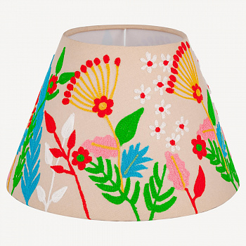 Абажур с вышивкой #