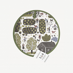 Прихватка круглая. Серия Сельская жизнь. Белая деревня, Соня Уткина